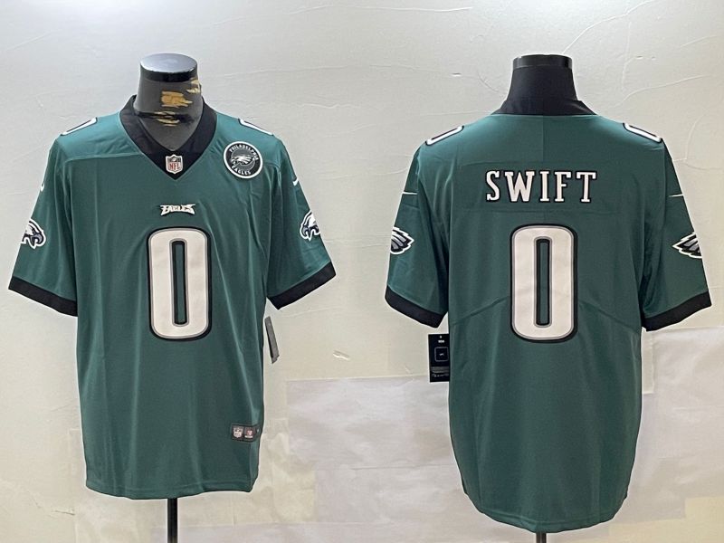 Men Philadelphia Eagles #0 Swift Green 2024 Nike Vapor Limited NFL Jersey style 2->philadelphia eagles->NFL Jersey